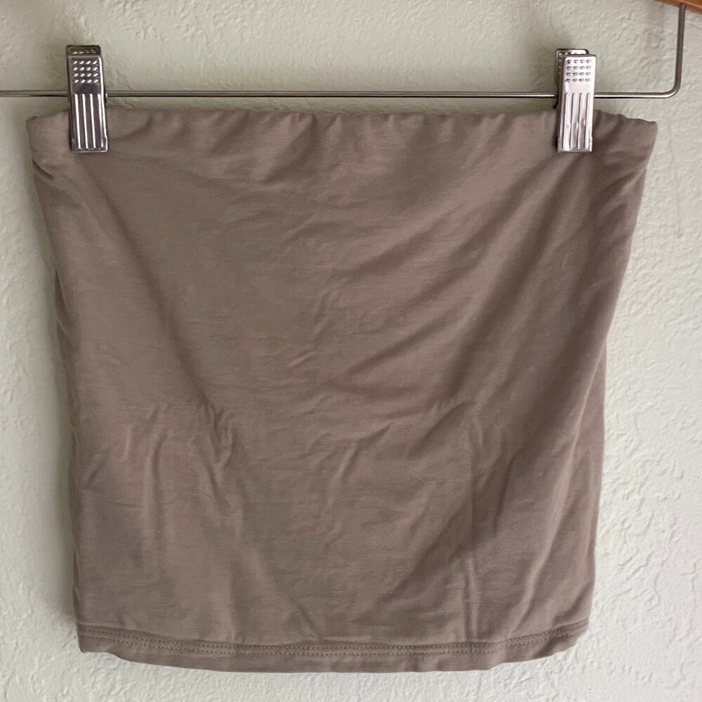 Full Moon Komorebi Tube Top in Fog